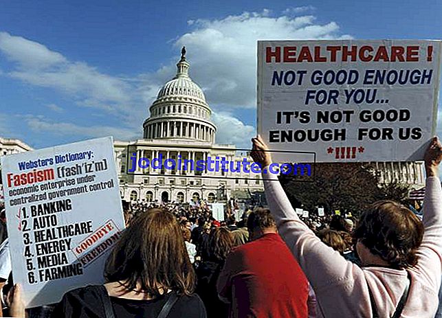 2009年11月5日、ワシントンDCでの医療改革法に抗議するお茶会運動のメンバー。