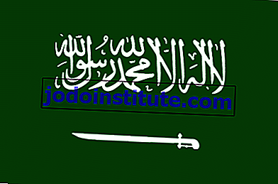 Saudiarabiens flagga