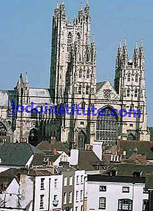 Katedralde Canterbury, Kent, İngiltere.
