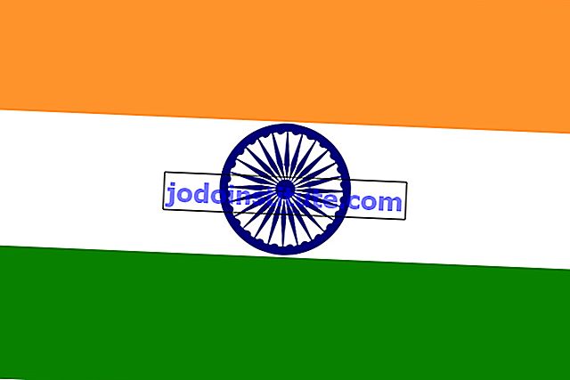 インドの旗。