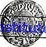 Eadred, được hiển thị trên đồng xu bạc thế kỷ thứ 10; trong Bảo tàng Anh