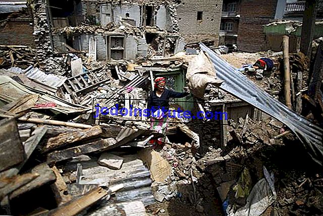 Kerosakan gempa bumi Nepal