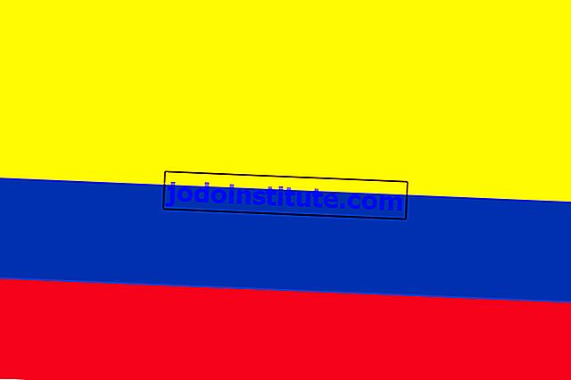 Colombia flagga