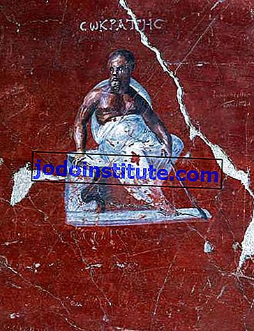 Sokrates, romersk fresco, 1: a århundradet f.Kr. i Efesusmuseet, Selçuk, Turkiet.