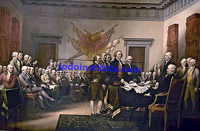John Trumbull'un 4 Temmuz 1776'daki tasviri